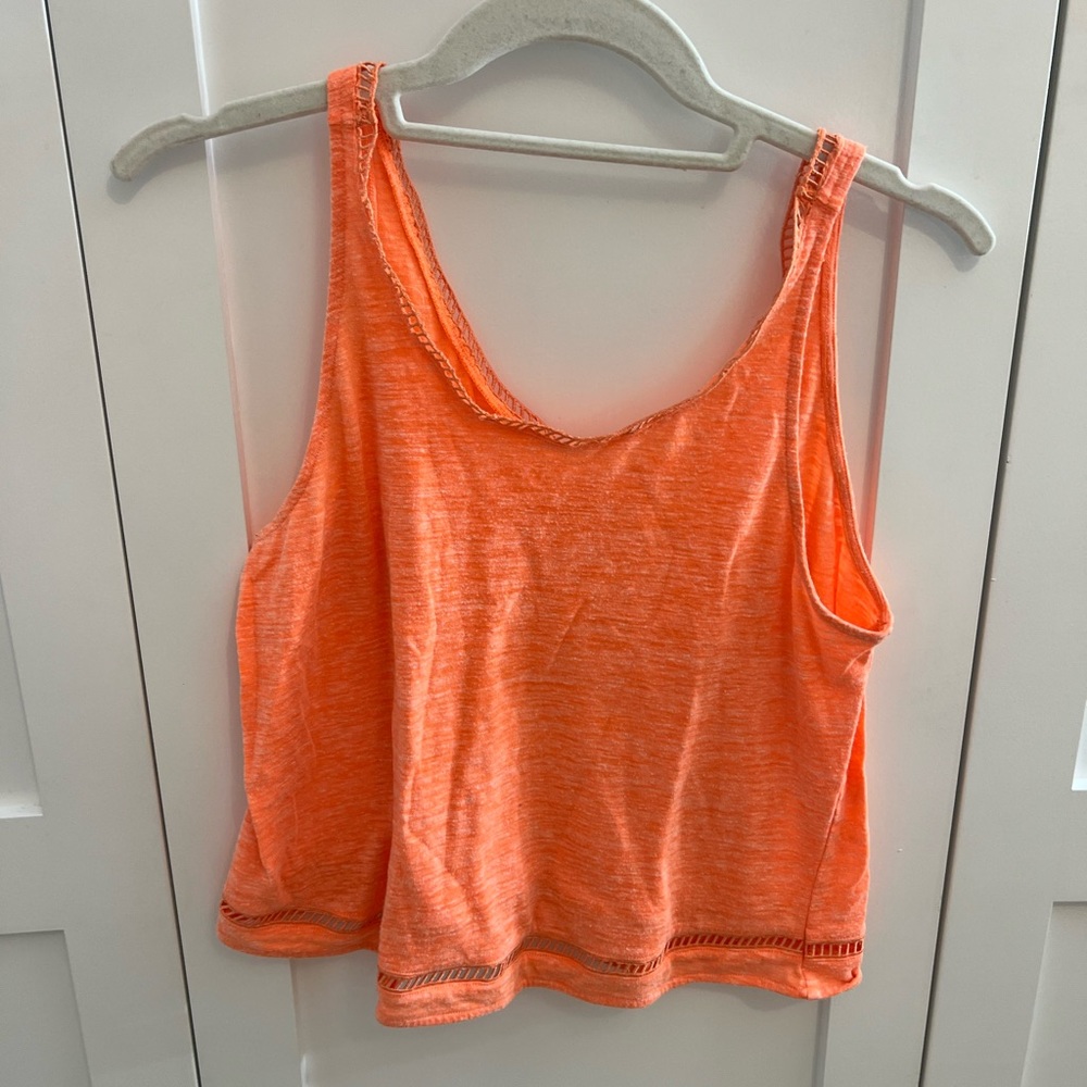 Alo Yoga Orange Tank Top
